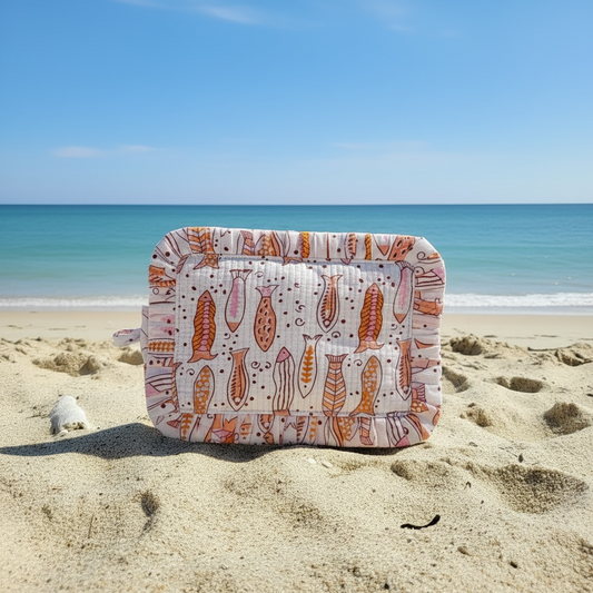 Fish Cosmetic Bag