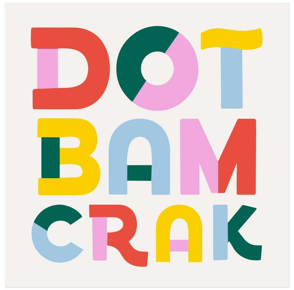 Dot Bam Crack Cocktail Napkins