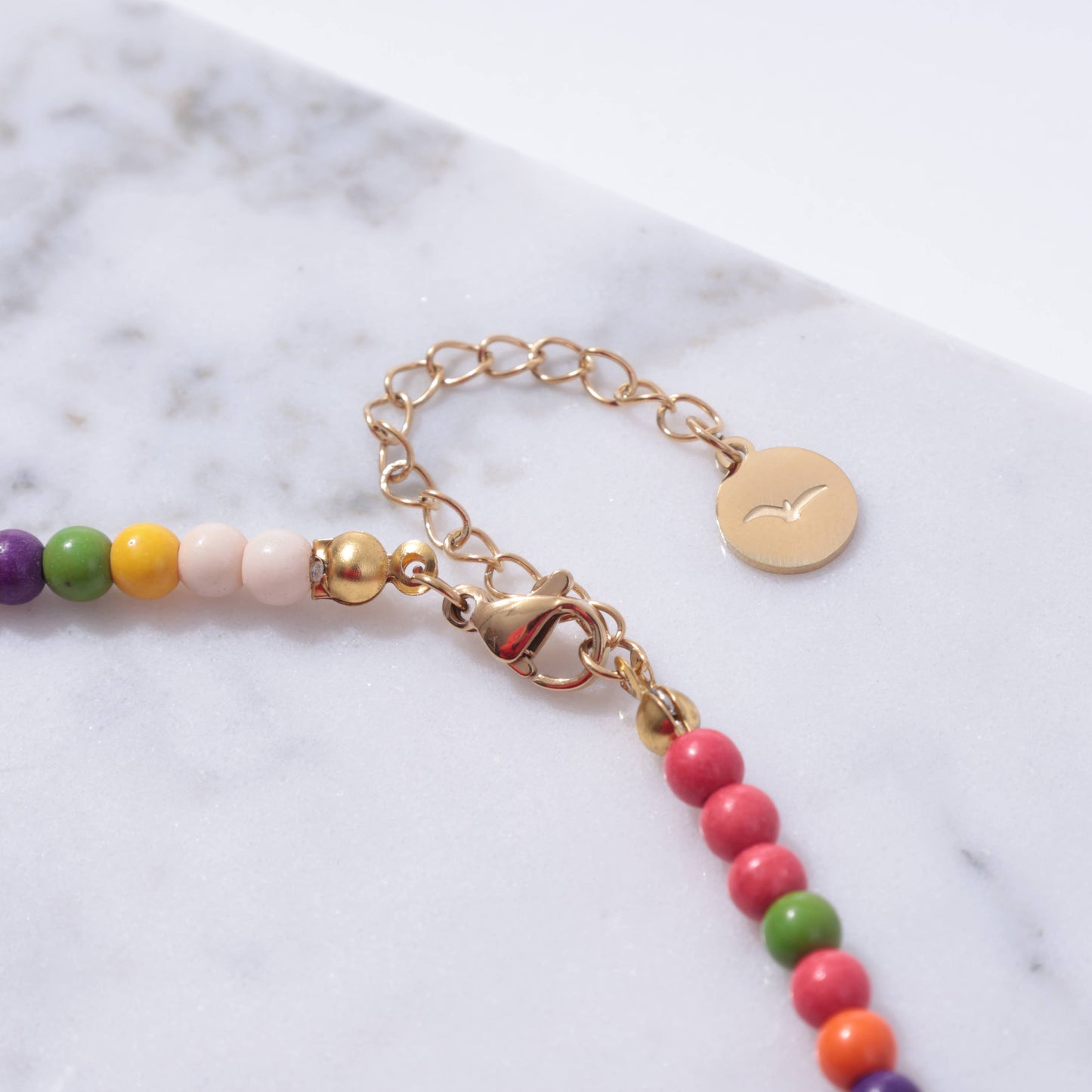 Good Luck Fish Bahama Wood Bead Necklace