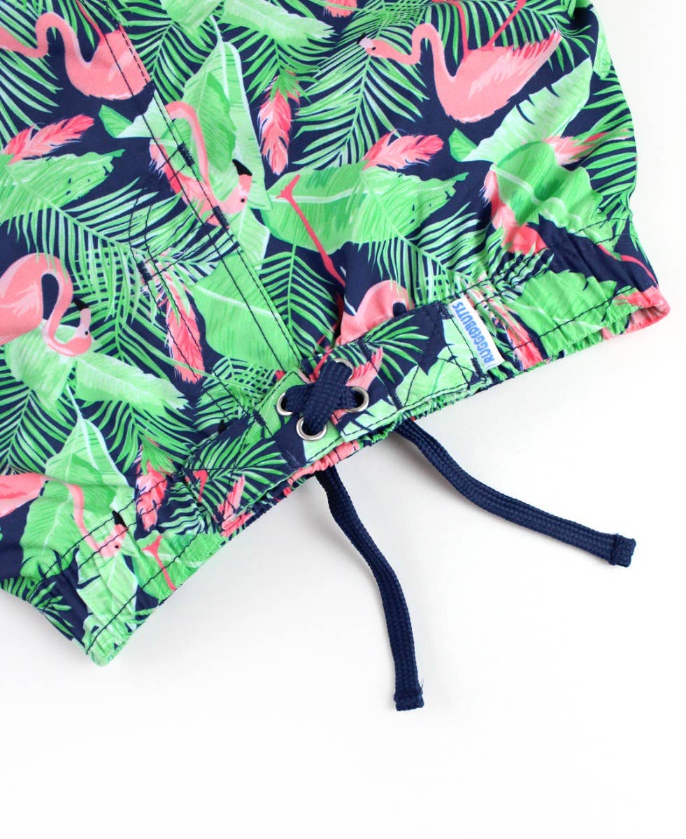 Boys Flamingo Frenzy Swim Trunks