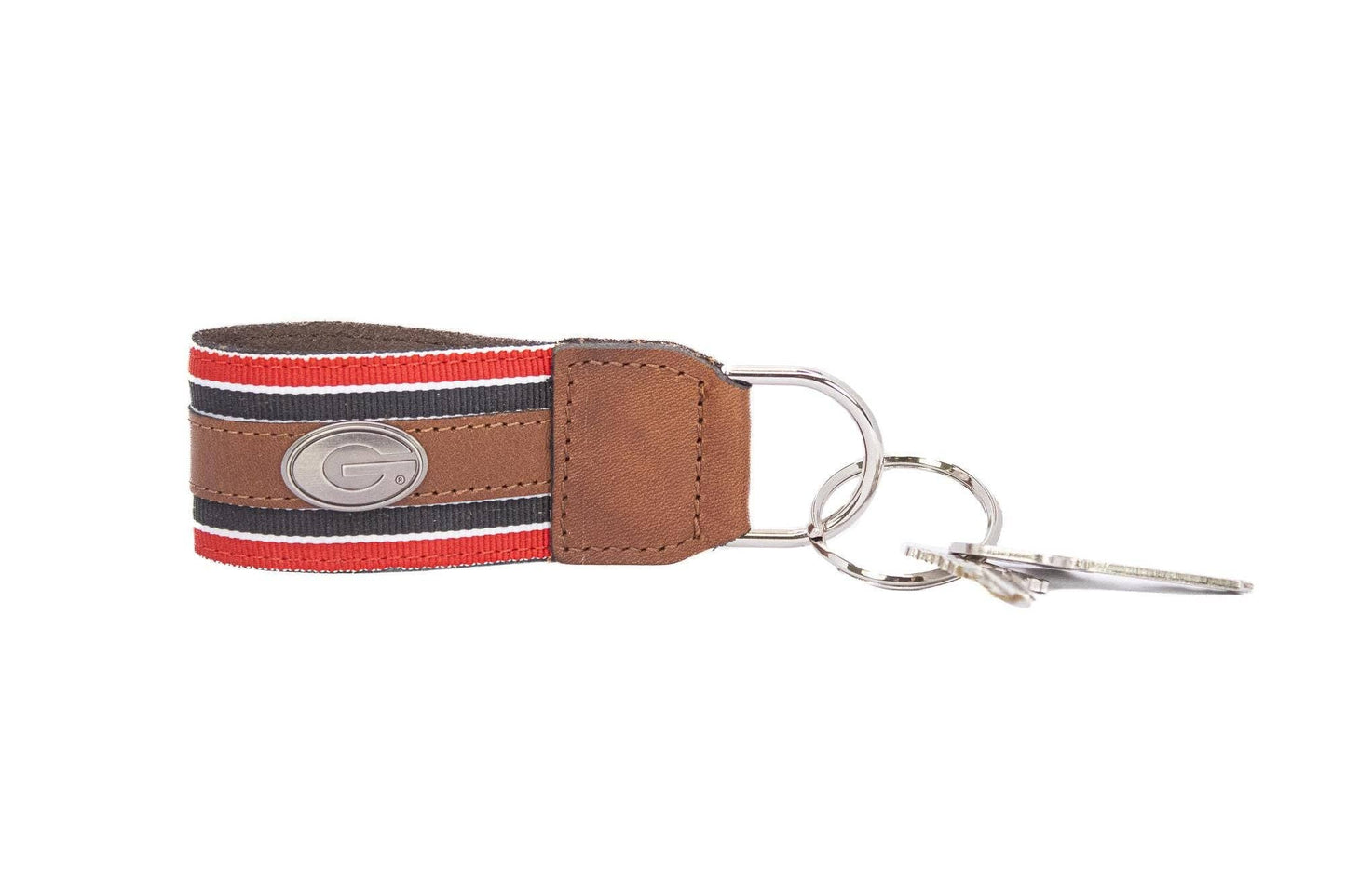 Georgia Bulldogs Collegiate Grosgrain Ribbon Key Chain.