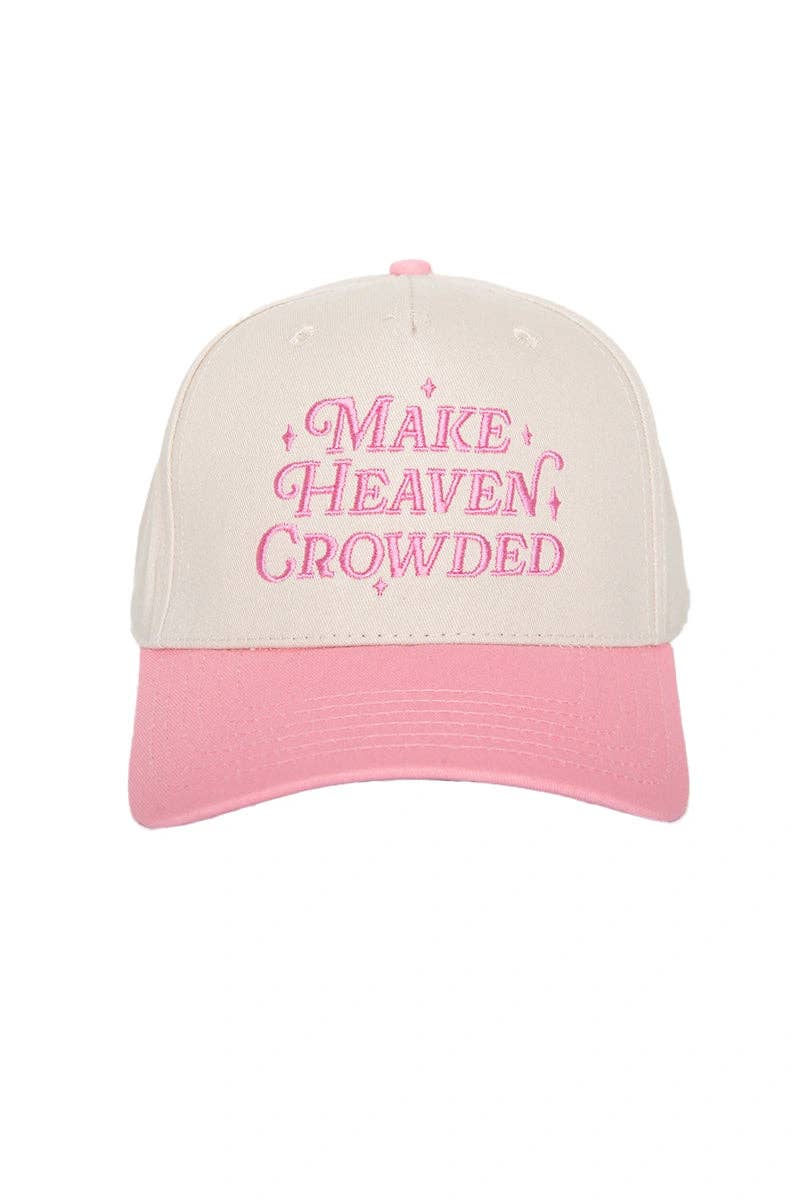 Make Heaven Crowded Vintage Trucker Hats