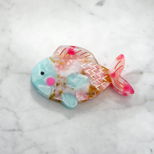 Eco Friendly Large Tide Fish Hair Clip Claw