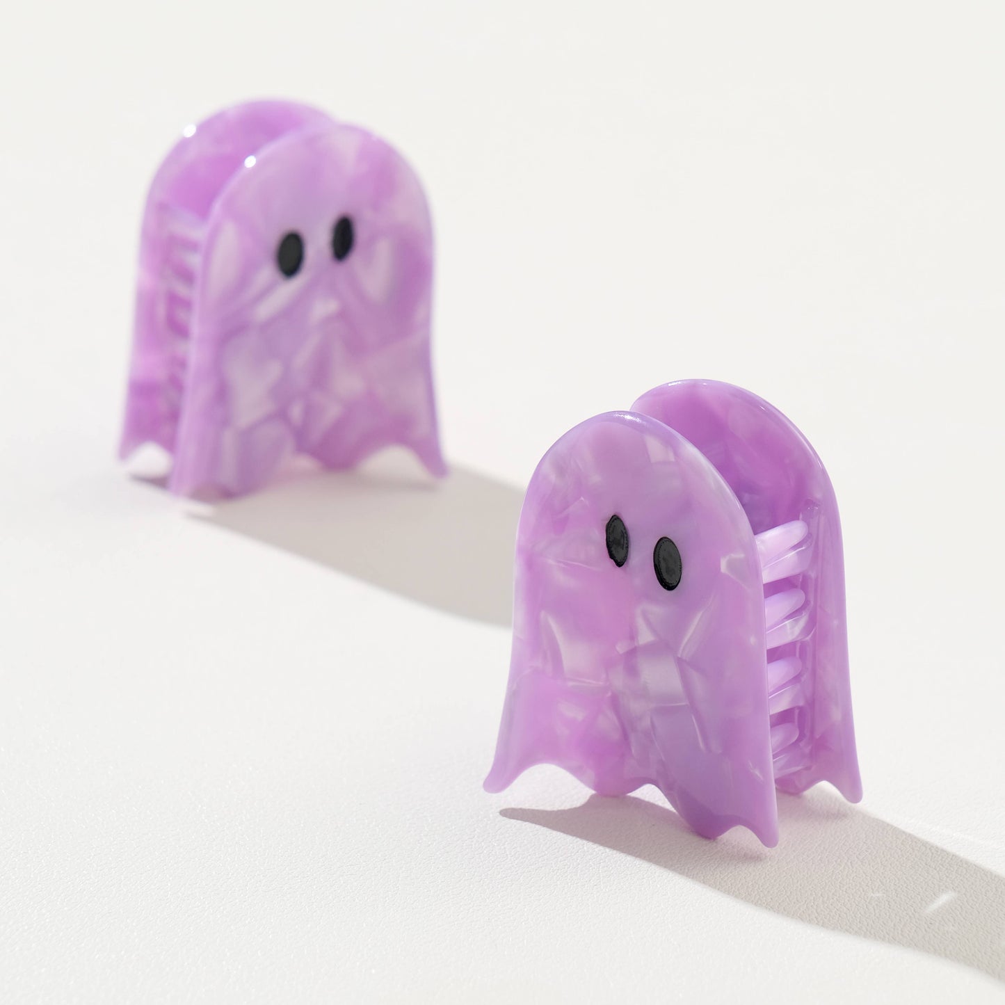 Purple Ghost Claw Clip - Small
