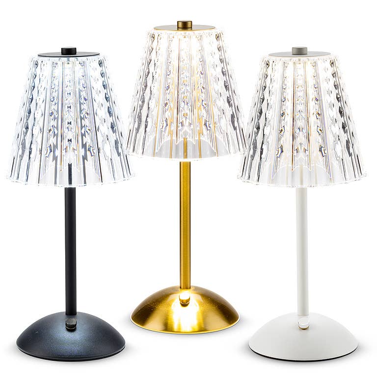 Crystal Shade LED Table Light