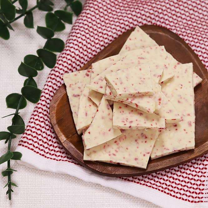 White Chocolate Peppermint Bark 8oz