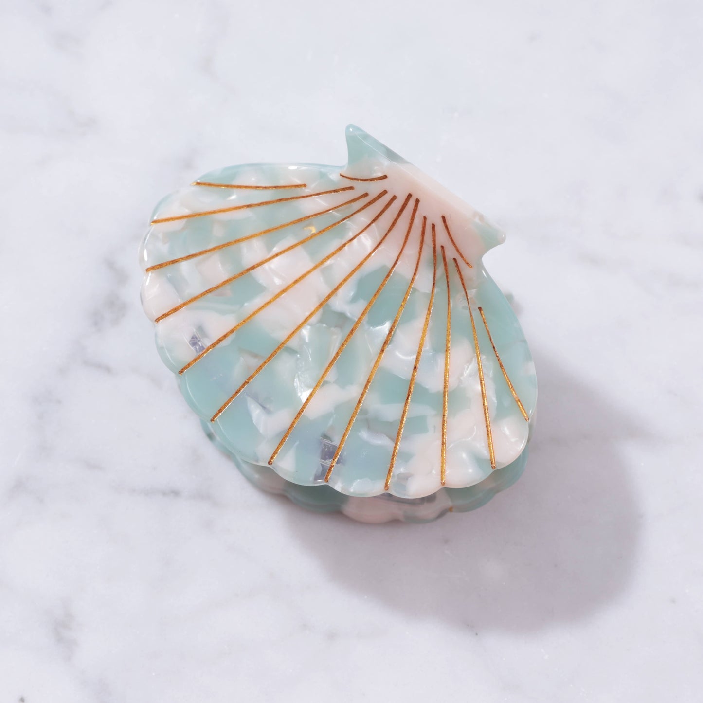 Eco-Friendly Scallop Shell Hair Clip Large