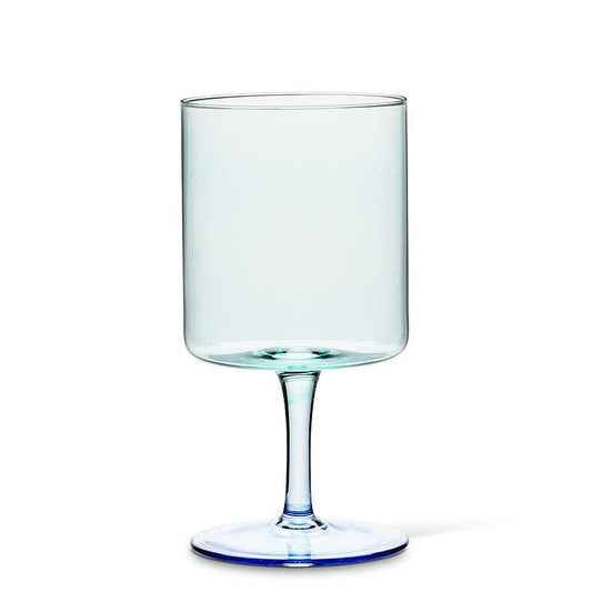 Short Stem Blue All Purpose Glass