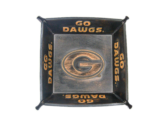 Georgia Bulldogs Men's Collegiate Leather Tray