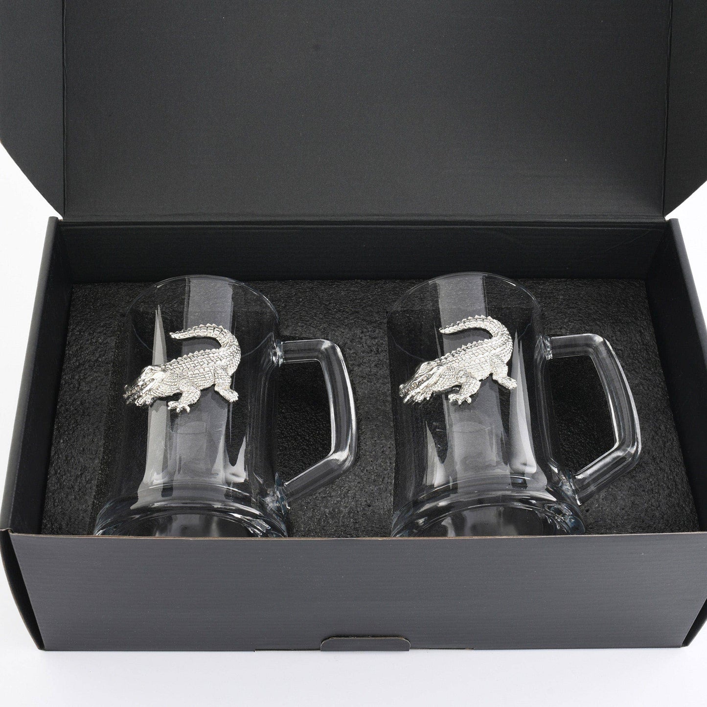 Alligator Beer Mugs - Set of 2