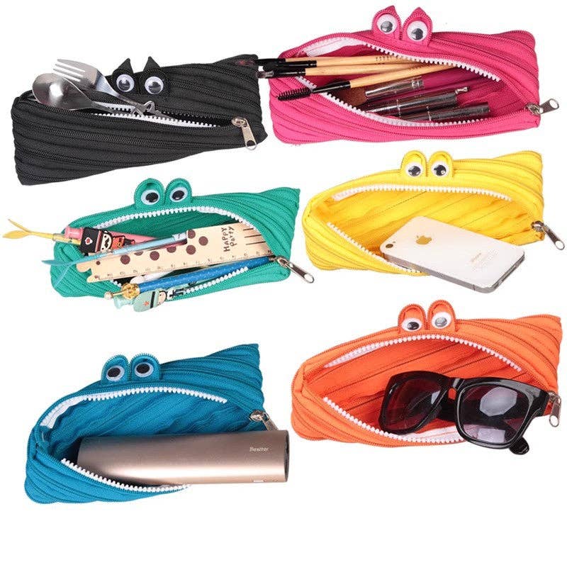 Pencil Case Caterpillar Zipper Large Capacity Cute