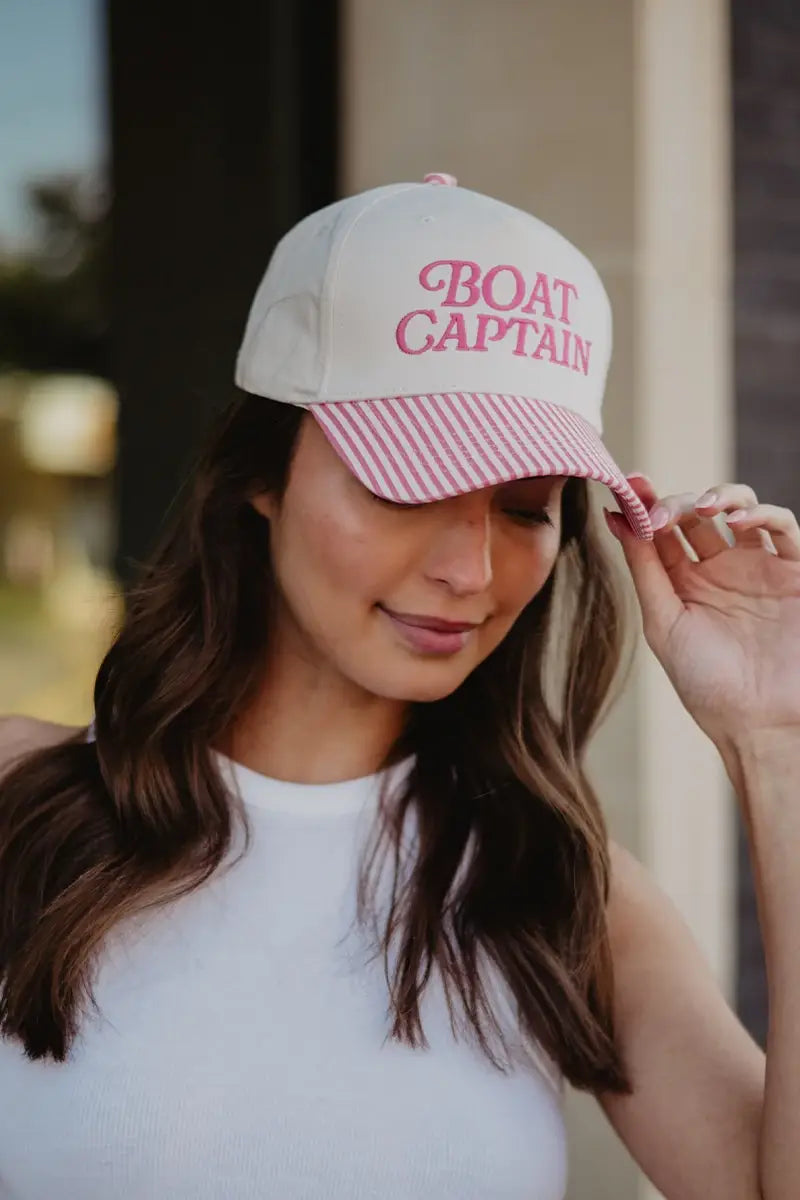 Boat Captain Two-Toned Retro Hat