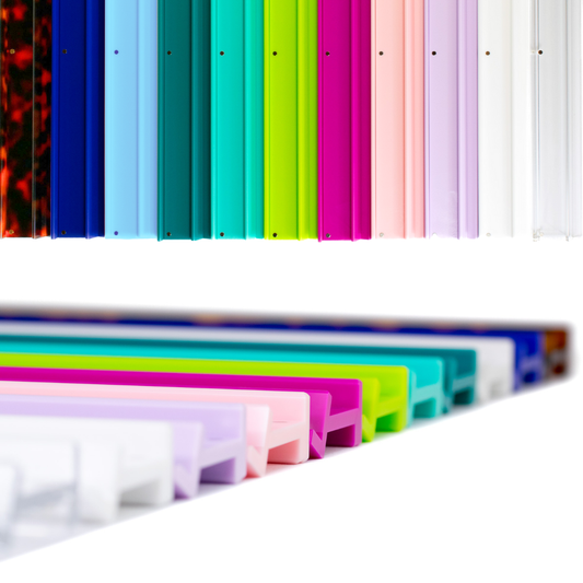 MAHJONG RACKS | Premium Acrylic | 4 Racks + 4 Pushers