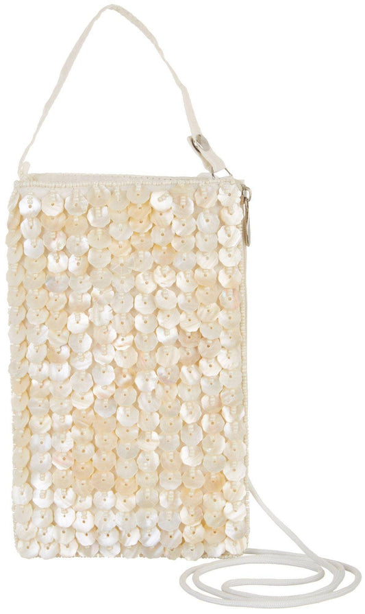 Club Bag Capiz Flowers / Crossbody Bag