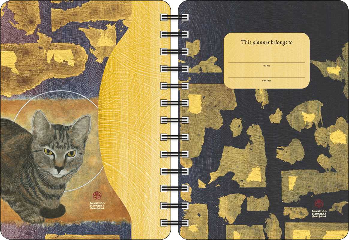 Zen Cat 2027 Weekly Planner Calendar by Kirsten-Honshin  Nicholas