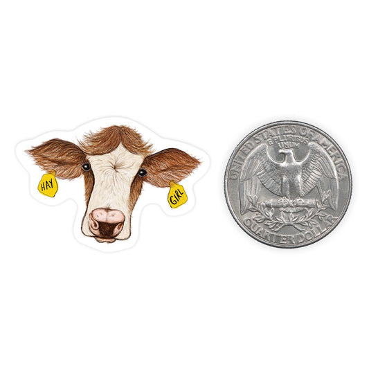 Hay Girl - Mini Sticker