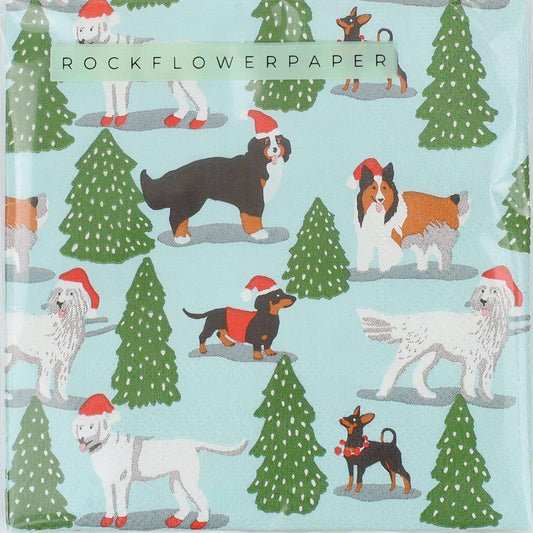 Merry Dog Paper Cocktail Napkins