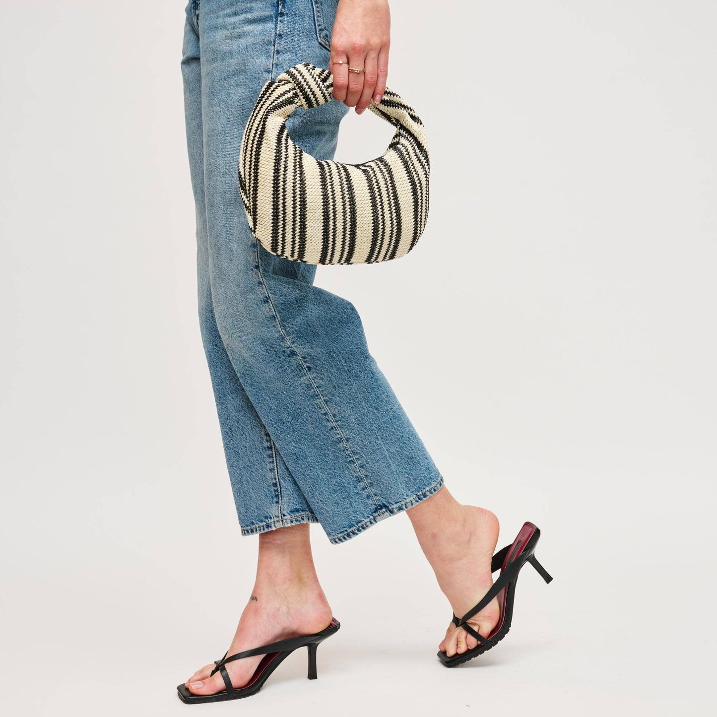 Tracy - Stripes Clutch