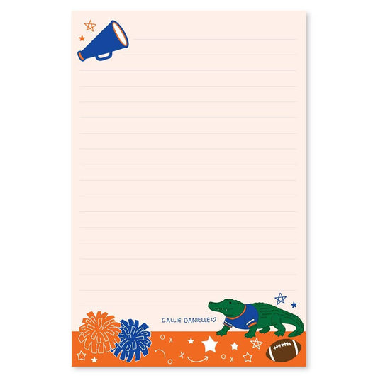 Gainesville Football Game Day 4x6 Lined Notepad