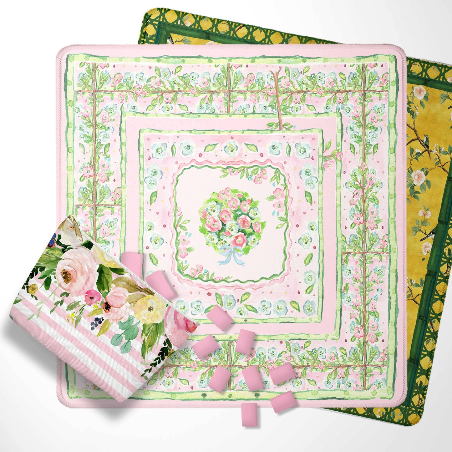 Mahjong Mat, Neoprene, Spring Collection