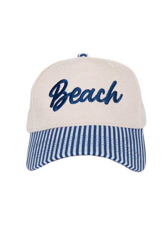 Beach Cursive Two-Toned Trucker Hats