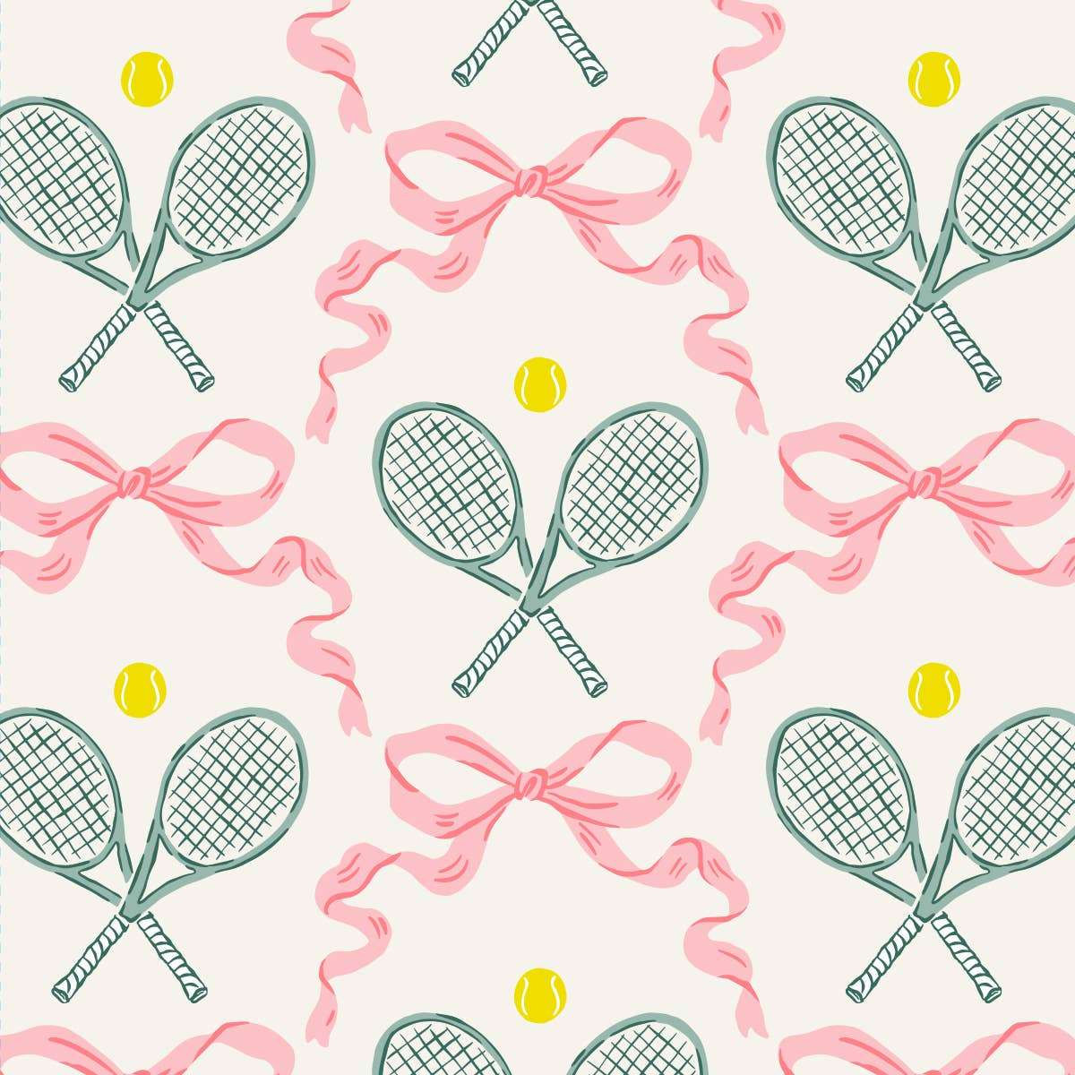 Funny Cocktail Napkins | Tennis Bow