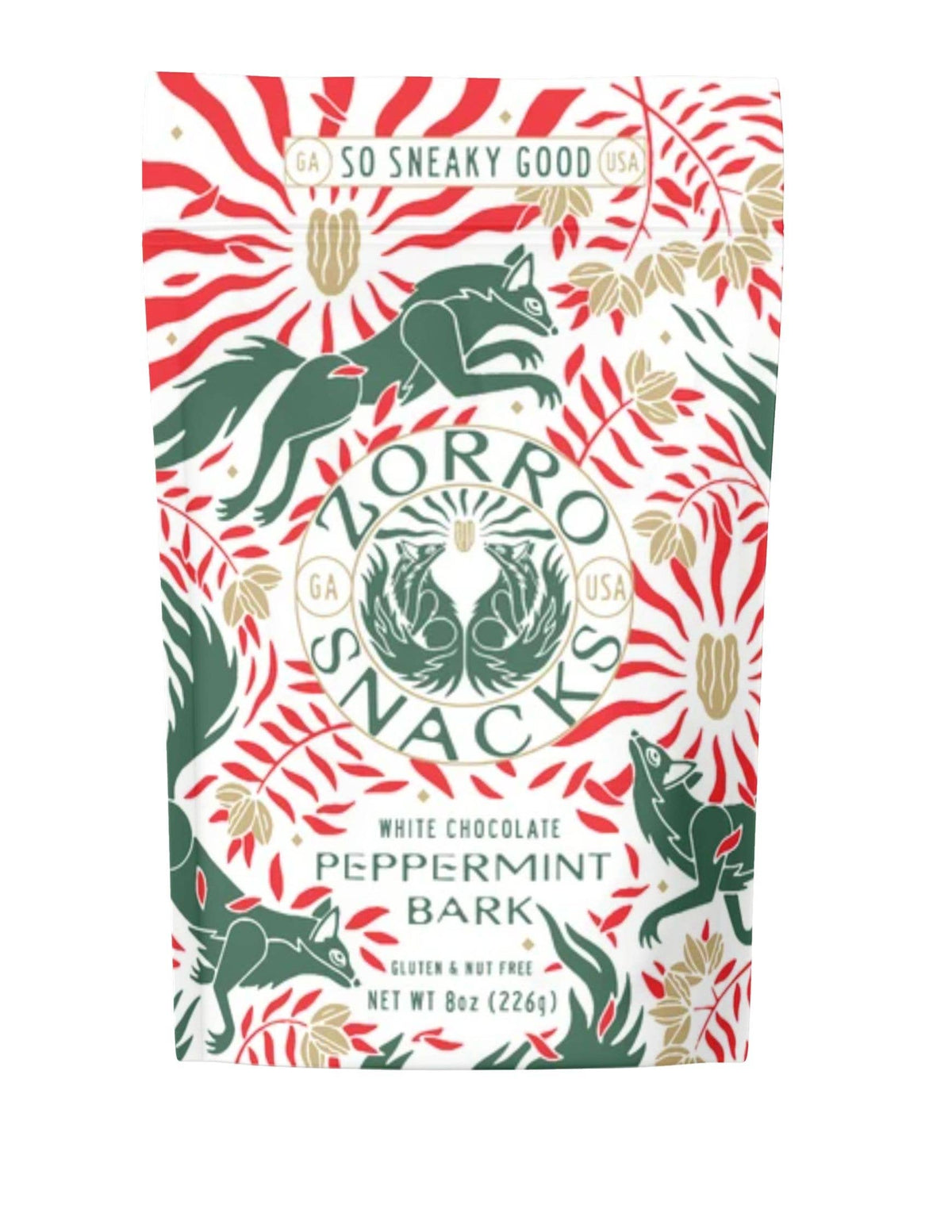 White Chocolate Peppermint Bark 8oz