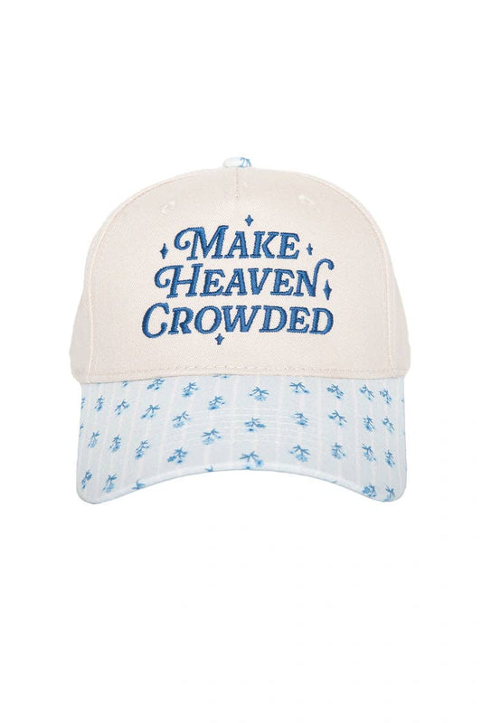 Make Heaven Crowded Vintage Trucker Hats