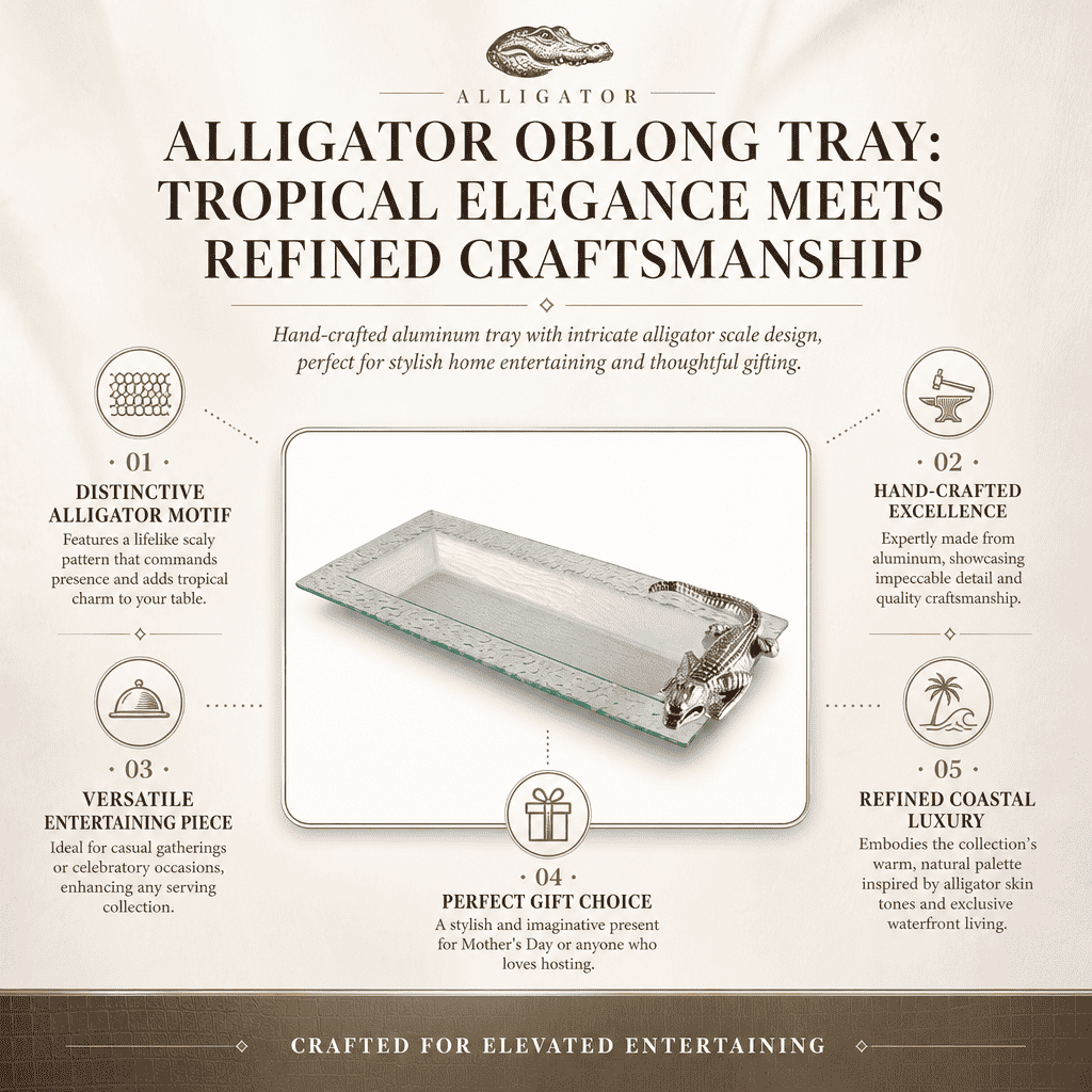 Alligator Oblong Tray
