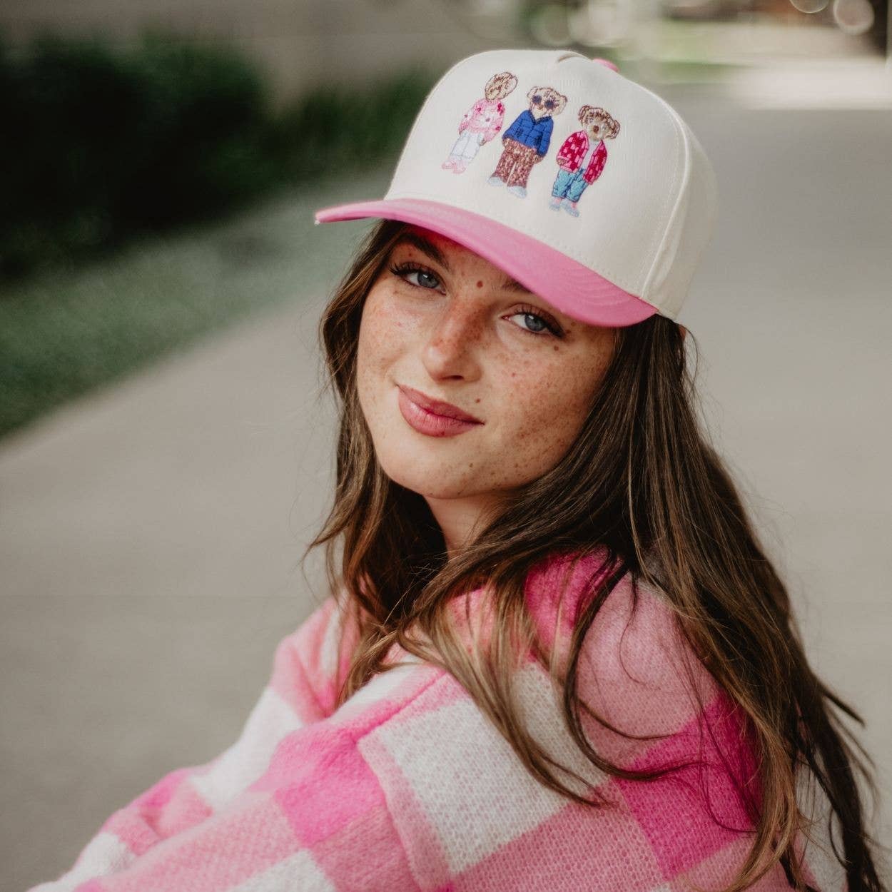 Teddy Bears Two-Toned Vintage Hat