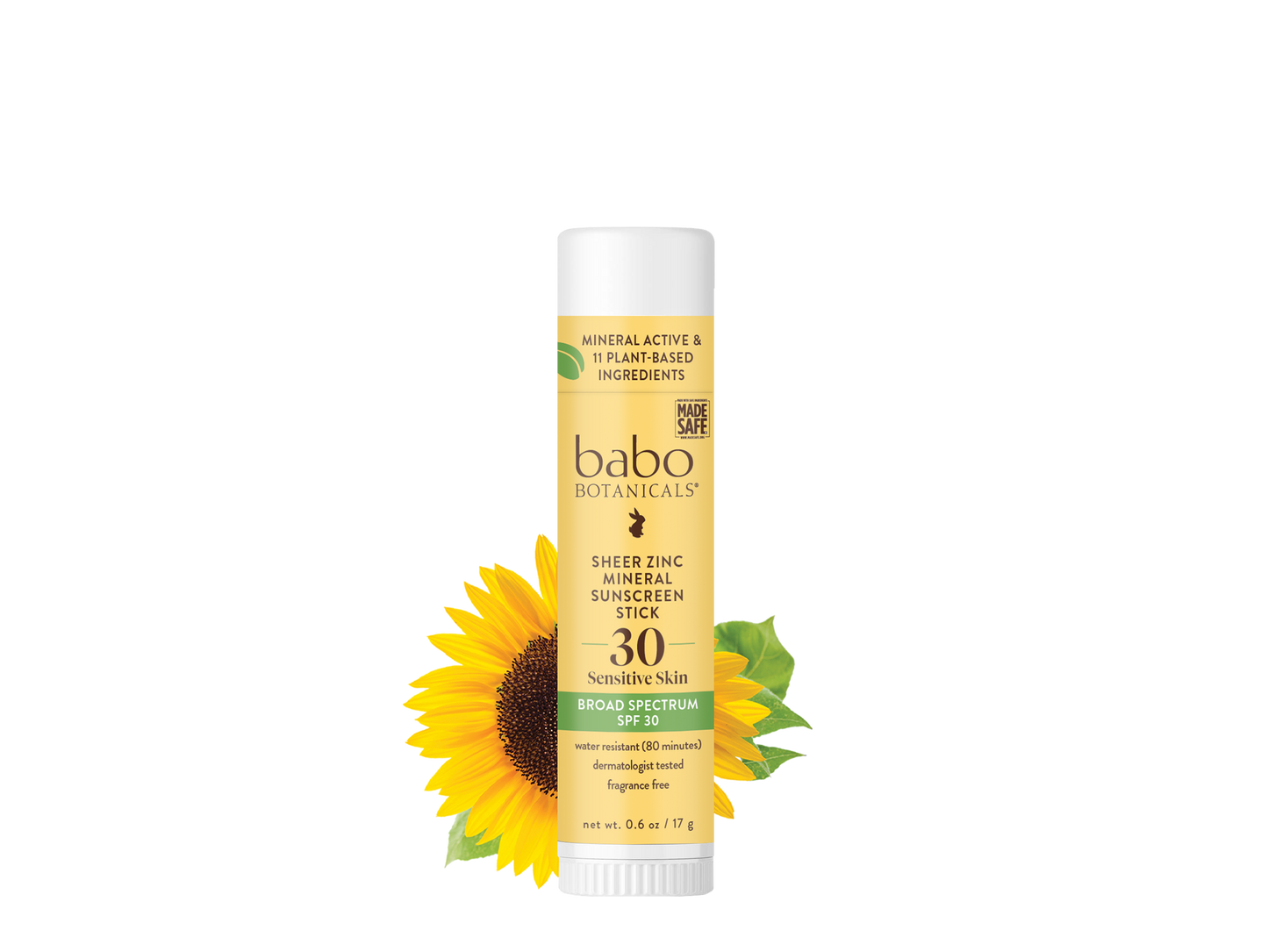 Sheer Zinc Mineral Sunscreen Stick SPF30
