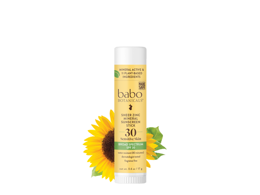 Sheer Zinc Mineral Sunscreen Stick SPF30