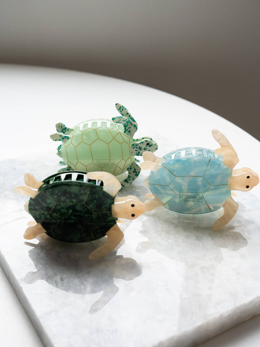 Eco Friendly Turtle Hair Clip, Large