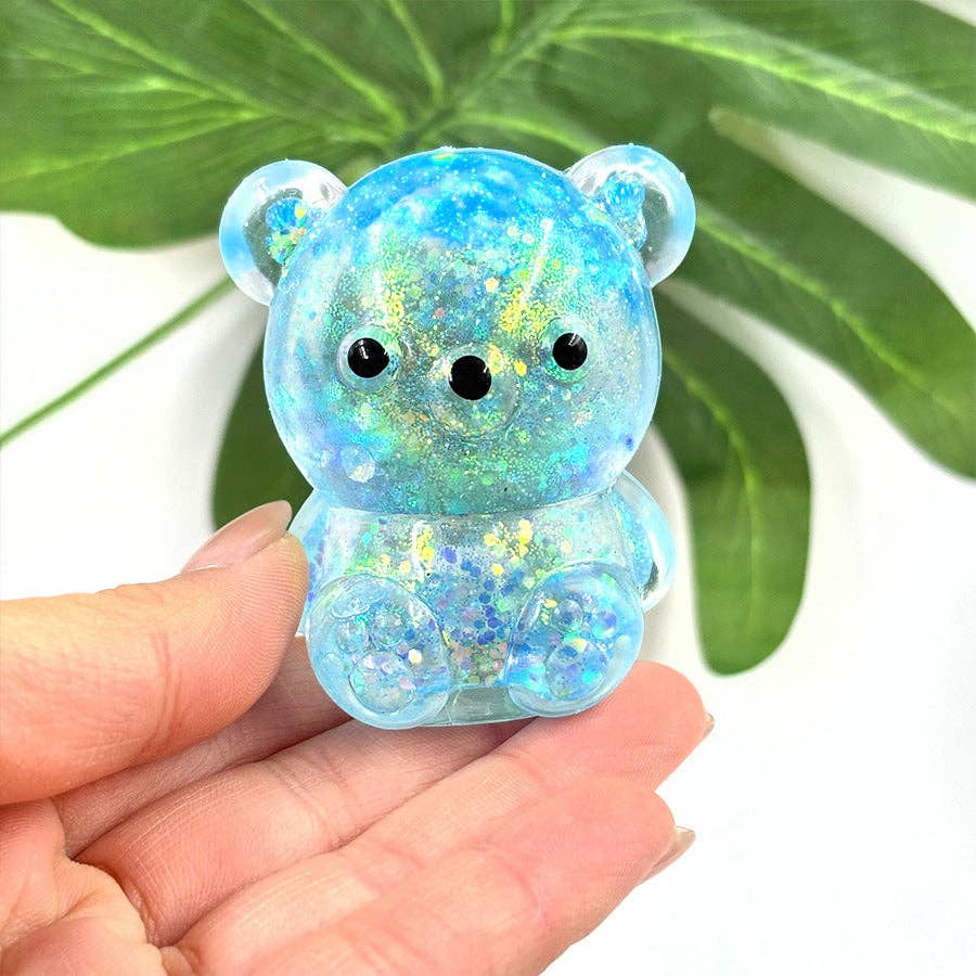 Glitter Squishy Bear Malt Sugar Slow Rebound