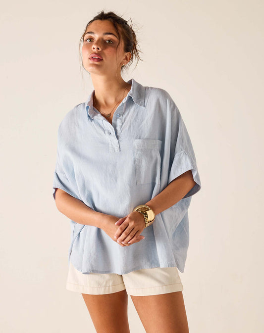 Hermosa Collared Top