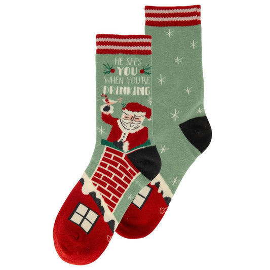 HOLIDAY SOCKS  SANTA (H24)