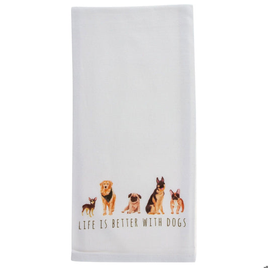 TEA TOWEL  DOG (F20)