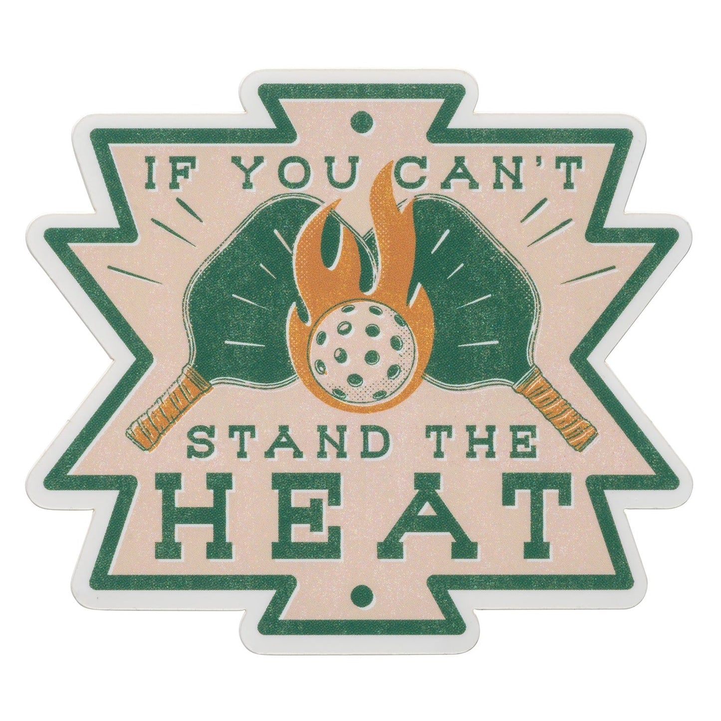SHAPED STICKERS  PICKLEBALL SET OF 12 (S25)