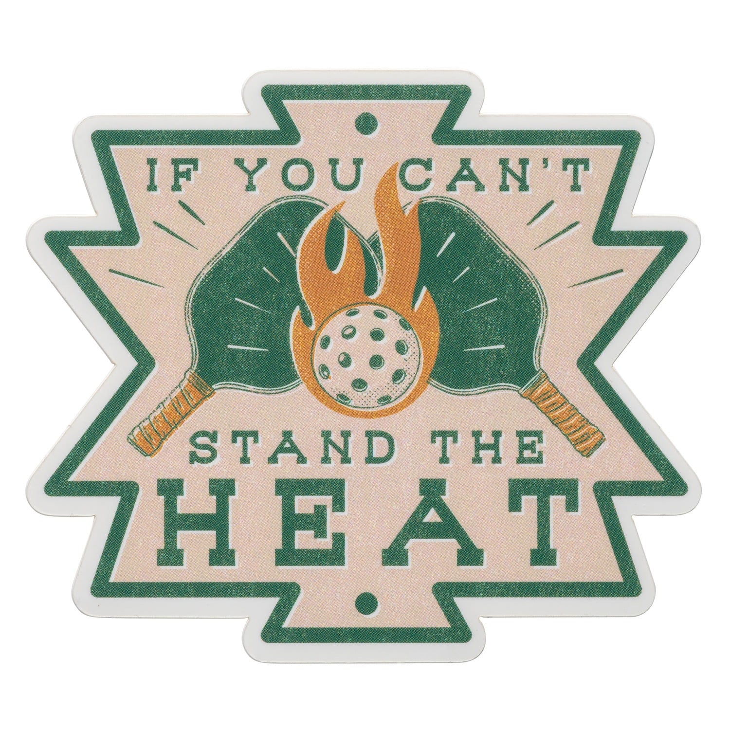 SHAPED STICKERS  PICKLEBALL SET OF 12 (S25)
