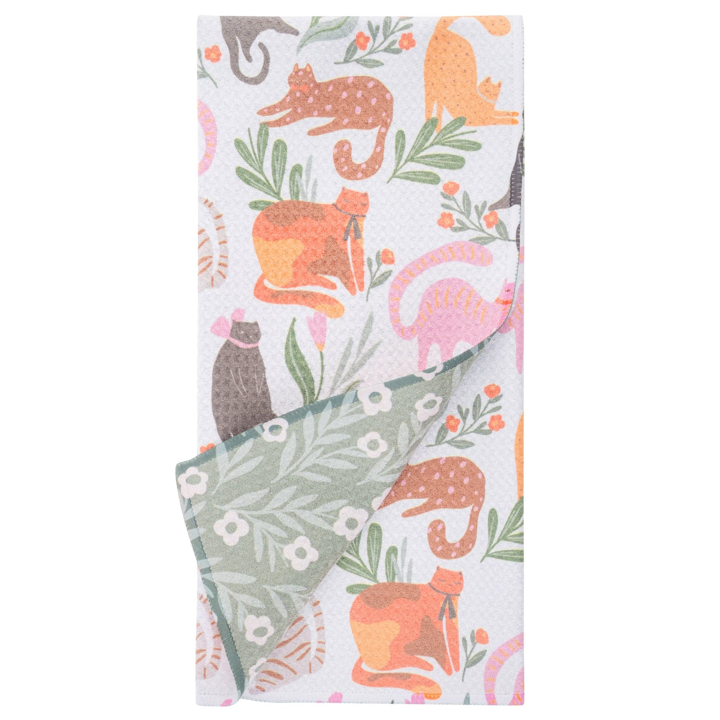 MICROFIBER TEA TOWEL  CAT (F25)