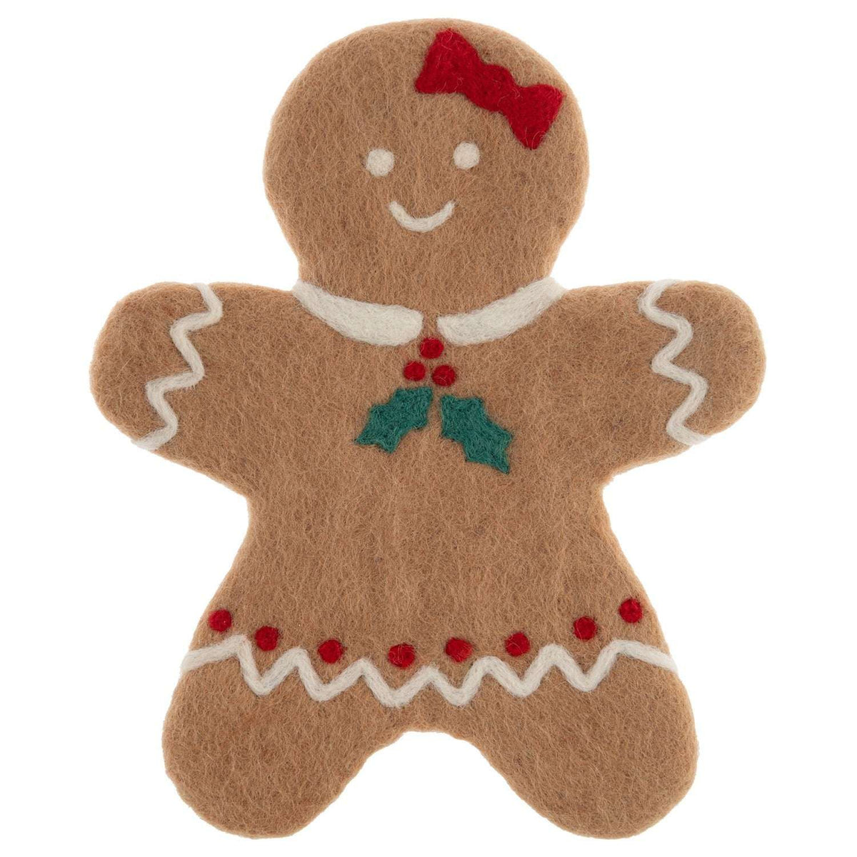 Gingerbread Woman Felt Trivet
