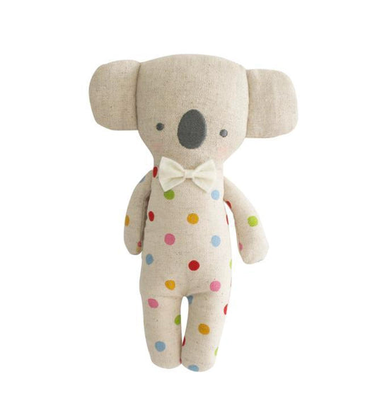 Alimrose Australian Linen Mini Koala Squeaker