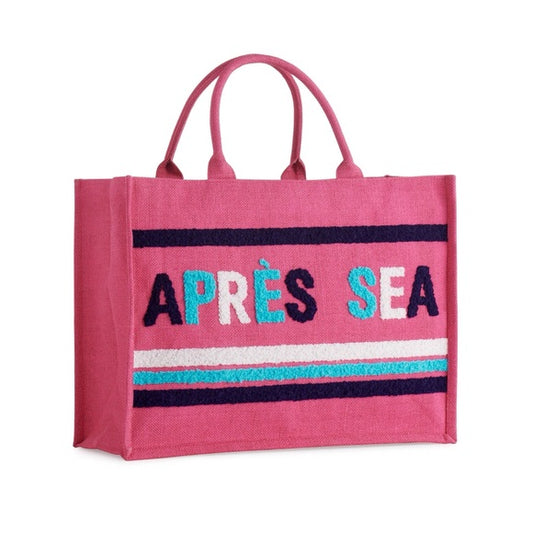 Shiraleah Apres Sea Pink Beach Bag