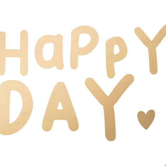 BEV-HAPPY HEART, GOLD