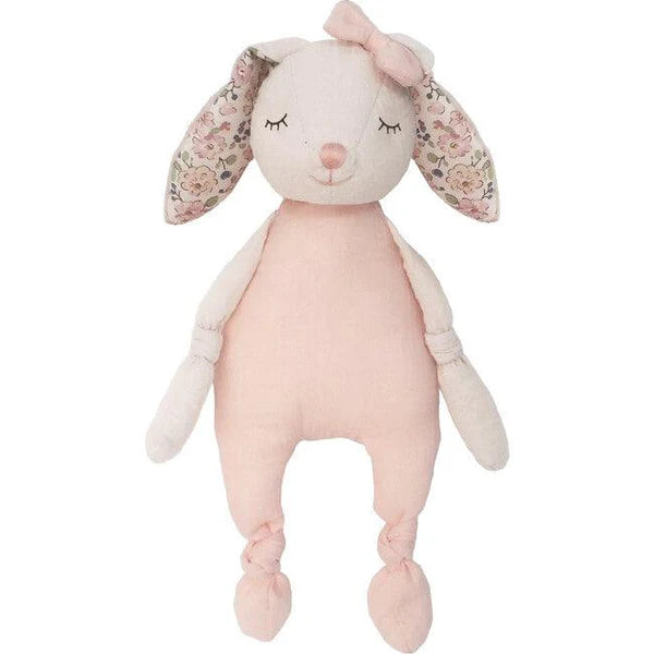 Muslin Knotted Doll Pink Bunny