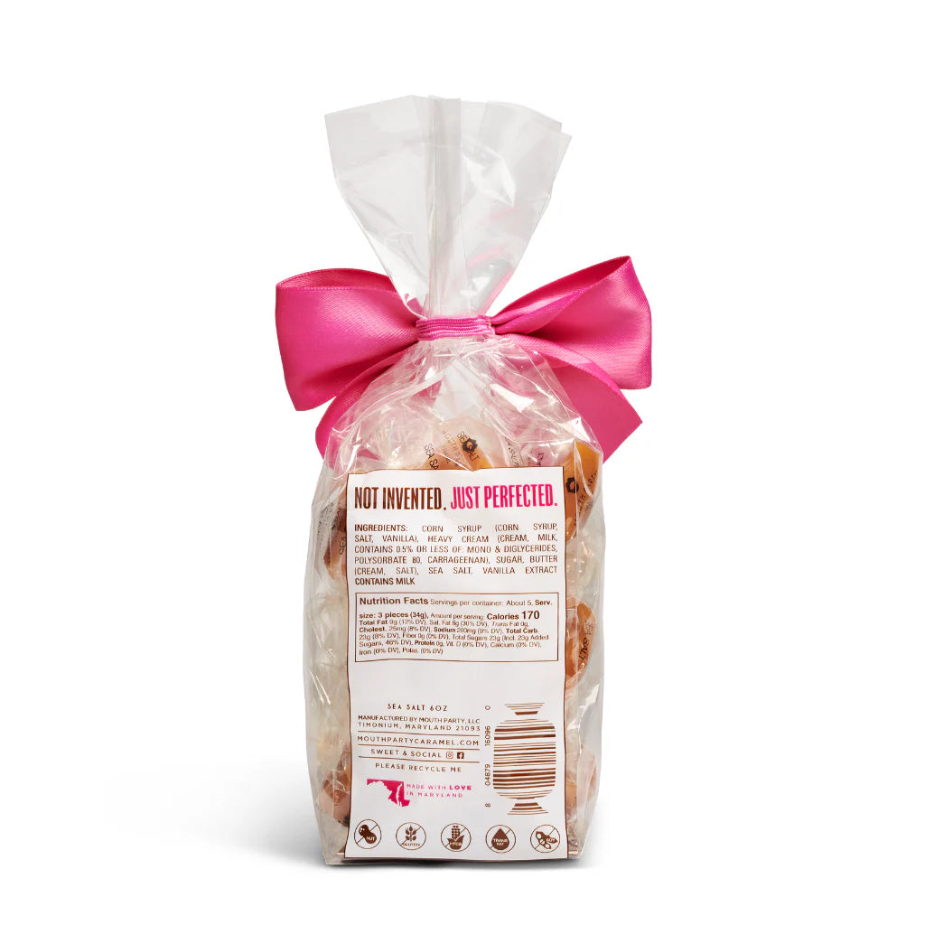 Sea Salt Caramels 6oz Gift Bag