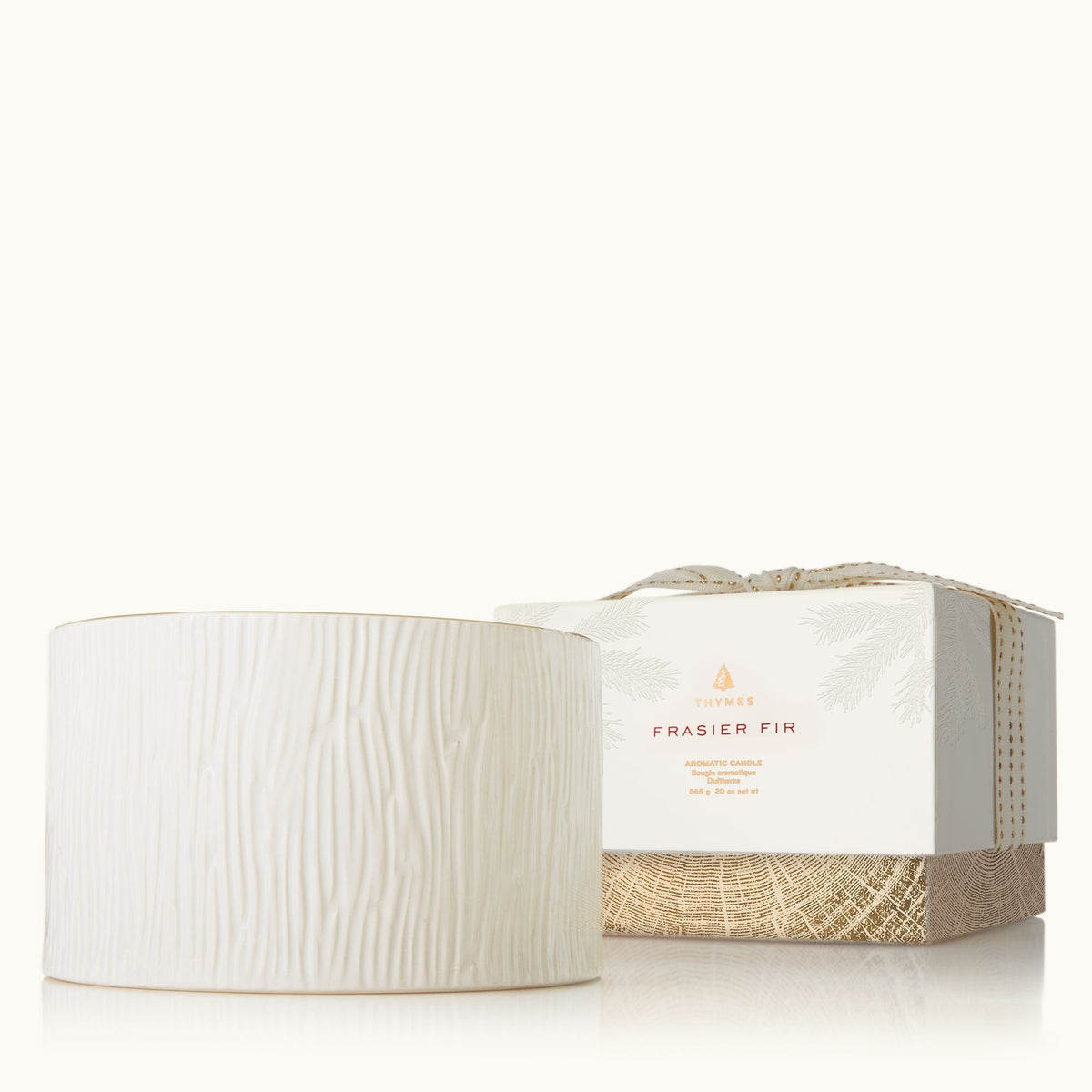 Frasier Fir Gilded Ceramic 3-Wick Candle